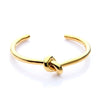Elegant Knot Copper Bracelets & Bangles Gold Color