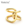 Double Line Cross winding Rings  infinity Rings Gifts