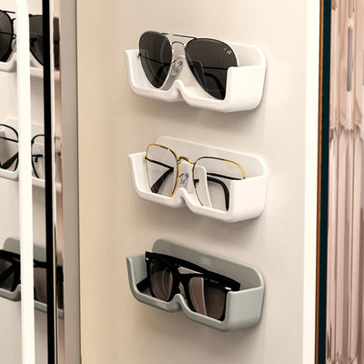 10 pcs Self-adhesive  Fashion Wall Mounted Glasses  Display Storage