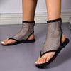 Women's New Round Toe Flat Bottom Sandals