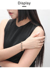 Noeud Armband Gold Color Bracelet Manchette Bangles Metal Beads Cuff Bracelets